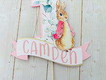 Load image into Gallery viewer, PInk Peter Rabbit Cake Topper