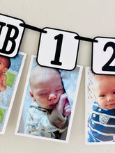 Load image into Gallery viewer, If you ain't first, you're last first birthday monthly photo banner