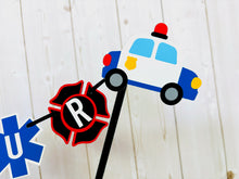 Load image into Gallery viewer, first responders cake topper