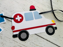 Load image into Gallery viewer, ambulance medic emt name banner