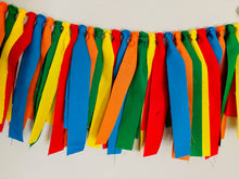 Load image into Gallery viewer, primary colors rag garland
