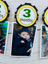 Load image into Gallery viewer, tractor first birthday monthly photo banner