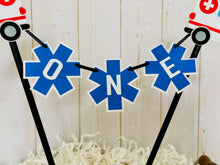 Load image into Gallery viewer, ambulance paramedic emt cake topper bunting