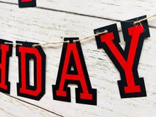 Load image into Gallery viewer, hockey happy birthday banner