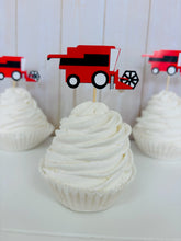 Load image into Gallery viewer, combine harvester cupcake toppers