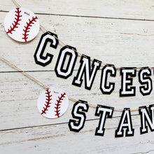 Load image into Gallery viewer, baseball concession stand banner