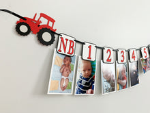 Load image into Gallery viewer, tractor first birthday party decorations photo banner