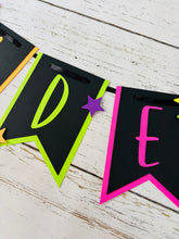 Load image into Gallery viewer, neon stars glow in the dark banner