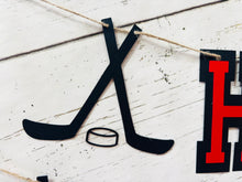 Load image into Gallery viewer, hockey happy birthday banner