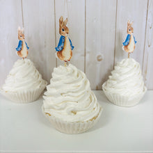 Load image into Gallery viewer, Peter Rabbit cupcake toppers