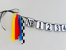 Load image into Gallery viewer, If you ain't first, you're last first birthday monthly photo banner