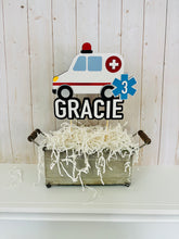 Load image into Gallery viewer, ambulance cake topper