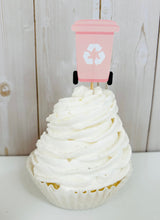 Load image into Gallery viewer, trash truck cupcake toppers