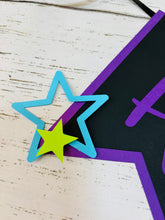 Load image into Gallery viewer, neon stars glow in the dark banner