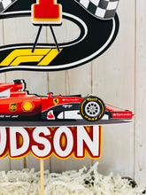 Load image into Gallery viewer, ferrari formula 1 racing cake topper
