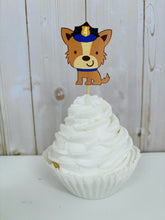 Load image into Gallery viewer, police cupcake toppers
