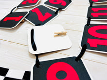 Load image into Gallery viewer, fast one racing first birthday photo banner