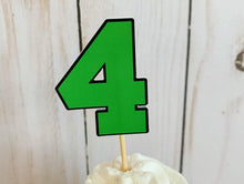 Load image into Gallery viewer, trash truck cupcake toppers