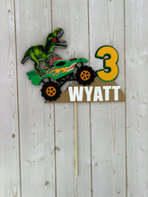 Load image into Gallery viewer, Dragon T-Rex Monster Truck Cake Topper