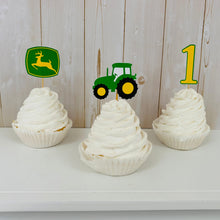 Load image into Gallery viewer, tractor cupcake toppers