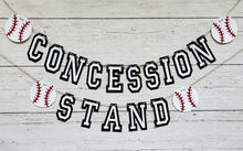 Load image into Gallery viewer, baseball concession stand banner
