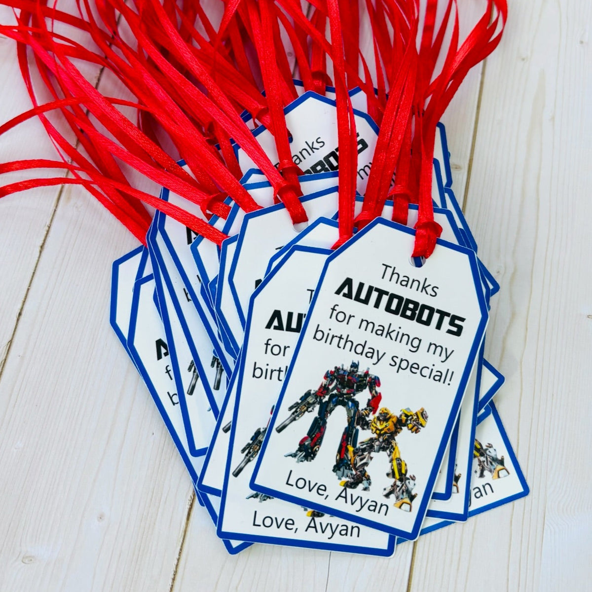 Transformers Crepe Streamer Party Decor - 30 Ft Long, Autobot Design, Birthday Party Supplies - View #7