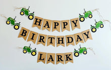 Load image into Gallery viewer, green tractor birthday decorations