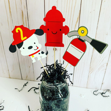 Load image into Gallery viewer, Firetruck Centerpieces