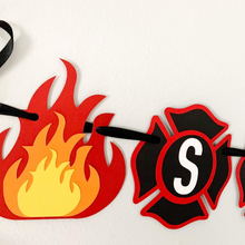 Load image into Gallery viewer, Firetruck SOUND THE ALARM Banner