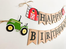 Load image into Gallery viewer, tractor barnyard birthday decorations