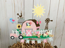 Load image into Gallery viewer, pink barnyard birthday decorations