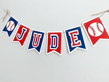 Load image into Gallery viewer, baseball name banner