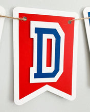 Load image into Gallery viewer, baseball name banner