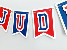 Load image into Gallery viewer, baseball name banner
