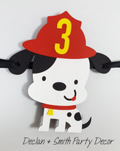 Load image into Gallery viewer, firetruck birthday decorations