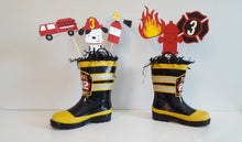 Load image into Gallery viewer, firetruck birthday decorations