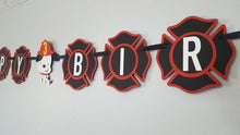 Load image into Gallery viewer, firetruck birthday decorations