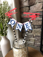 Load image into Gallery viewer, time flies cake topper