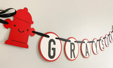 Load image into Gallery viewer, firetruck name banner