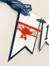 Load image into Gallery viewer, time flies first birthday high chair banner