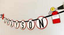 Load image into Gallery viewer, firetruck name banner