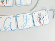 Load image into Gallery viewer, Peter Rabbit Birthday Banner