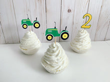 Load image into Gallery viewer, green tractor birthday decorations