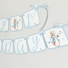 Load image into Gallery viewer, Peter Rabbit Birthday Banner