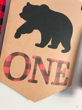 Load image into Gallery viewer, red plaid lumberjack first birthday