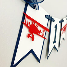 Load image into Gallery viewer, time flies first birthday high chair banner