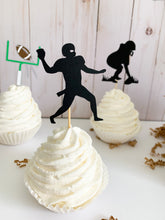 Load image into Gallery viewer, football cupcake toppers