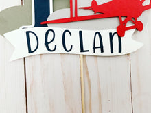 Load image into Gallery viewer, time flies cake topper