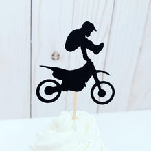 Load image into Gallery viewer, dirt bike cupcake toppers