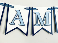Load image into Gallery viewer, blue tractor name banner